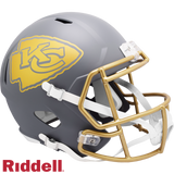 Kansas City Chiefs Helmet Riddell Replica Full Size Speed Style Slate Alternate