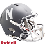 Nebraska Cornhuskers Helmet Riddell Replica Full Size Speed Style Slate Alternate