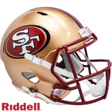 San Francisco 49ers Helmet Riddell Replica Full Size Speed Style 1996-2008 T/B