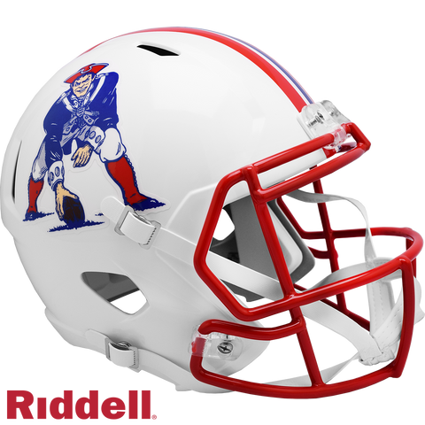 New England Patriots Helmet Riddell Replica Full Size Speed Style 1990-1992 T/B Special Order