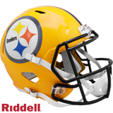 Pittsburgh Steelers Helmet Riddell Replica Full Size Speed Style 2007 Gold T/B