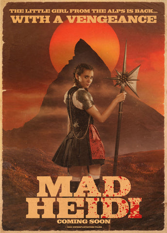 Mad Heidi Style C Movie Poster 11 x 17 inch