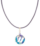 14K Gold Plated Letter Choker Charm Necklace