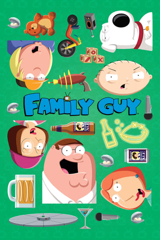 Family Guy Style: 3 - 27 x 40 inch. TV Show Poster