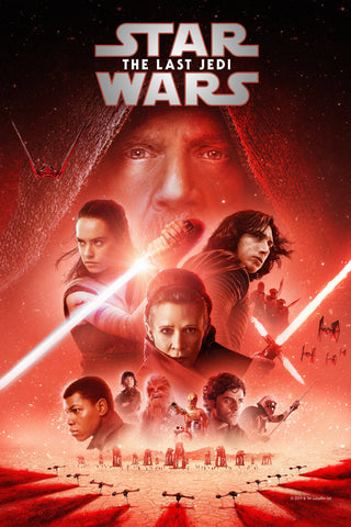 Star Wars: The Last Jedi Style E Movie Poster 27 x 40 inch