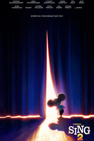 Sing 2 Style D Movie Poster 11 x 17 inch