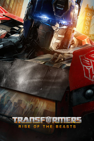Transformers: Rise of the Beasts Style B Movie Poster 11 x 17 inch