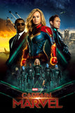Captain Marvel Style B Movie Poster 11 x 17 inch
