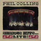 Phil Collins - Serious Hits...Live! (2019 Remaster) 24 x 36 inch. Album Cover Poster