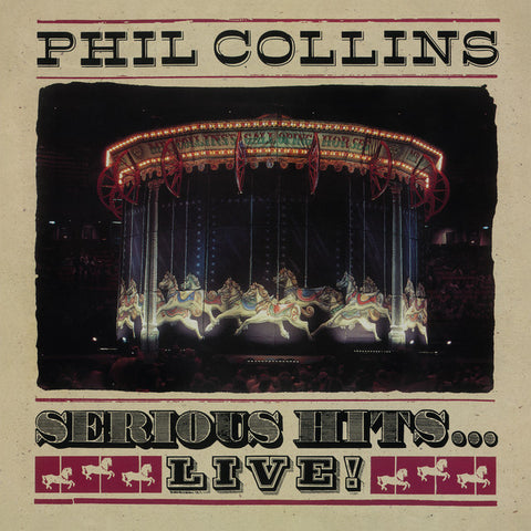 Phil Collins - Serious Hits...Live! (2019 Remaster) 11 x 17 inch. Album Cover Poster