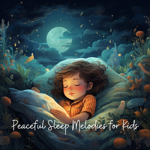 Musiscape - Peaceful Sleep Melodies for Kids 24 x 36 inch. Album Cover Poster