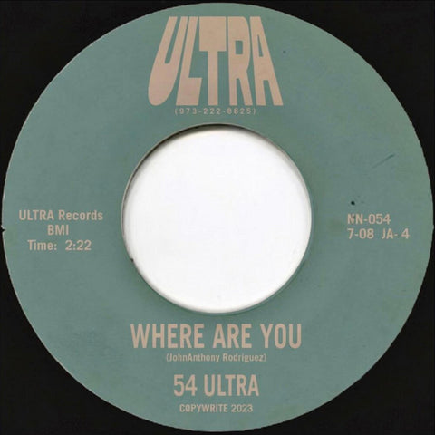 54 Ultra - Where Are You 24 x 36 inch. Album Cover Poster