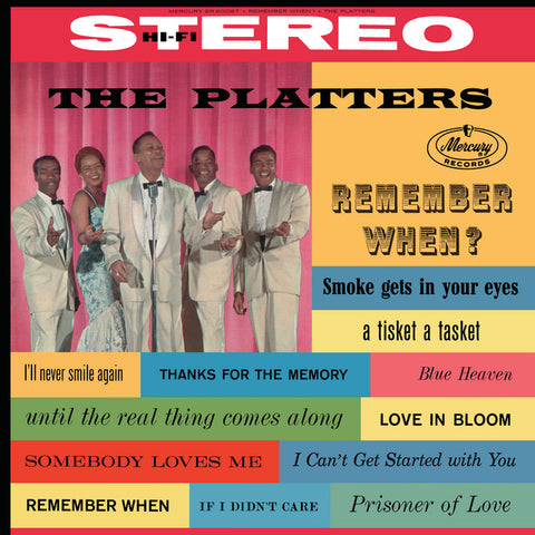 The Platters - Remember When? 11 x 17 inch. Album Cover Poster