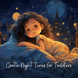 Musiscape - Gentle Night Tunes for Toddlers 24 x 36 inch. Album Cover Poster
