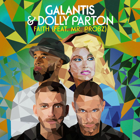 Galantis - Faith (with Dolly Parton) [feat. Mr. Probz] 24 x 36 inch. Album Cover Poster