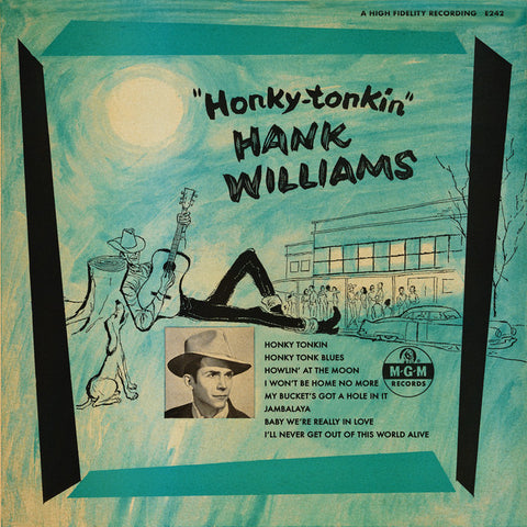 Hank Williams - Honky Tonkin (Expanded Undubbed Edition) 24 x 36 inch. Album Cover Poster