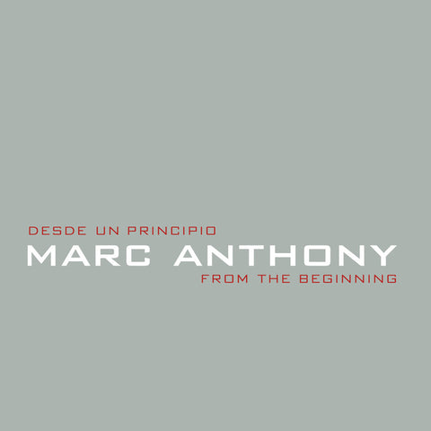 Marc Anthony - Desde Un Principio / From The Beginning 24 x 36 inch. Album Cover Poster