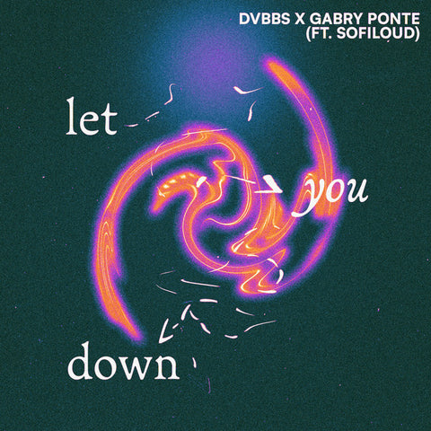 DVBBS - Let You Down (with Gabry Ponte) 24 x 36 inch. Album Cover Poster