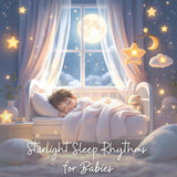 Musiscape - Starlight Sleep Rhythms for Babies 24 x 36 inch. Album Cover Poster