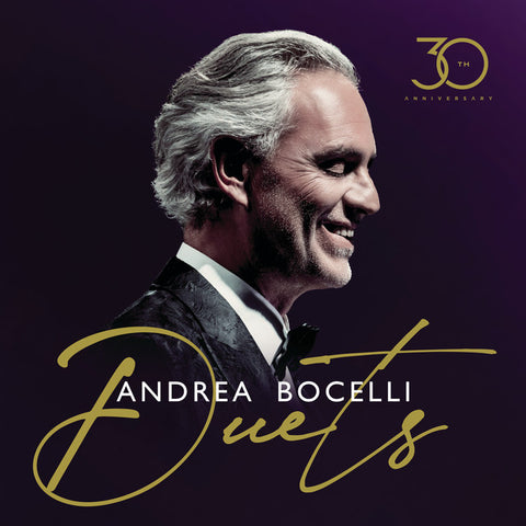 Andrea Bocelli - Duets (30th Anniversary) 24 x 36 inch. Album Cover Poster