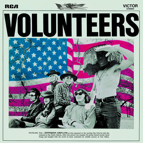 Jefferson Airplane - Volunteers 24 x 36 inch. Album Cover Poster