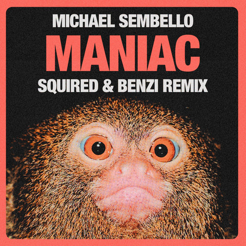 Michael Sembello - Maniac (Squired & Benzi Remix) 24 x 36 inch. Album Cover Poster