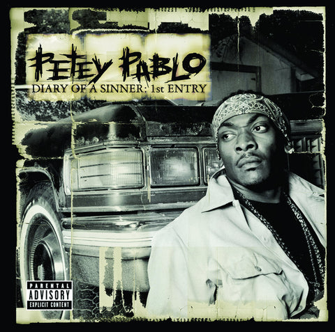 Petey Pablo - Diary of a Sinner: 1st Entry 24 x 36 inch. Album Cover Poster