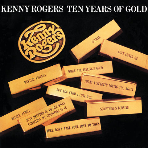 Kenny Rogers - Ten Years Of Gold 11 x 17 inch. Album Cover Poster