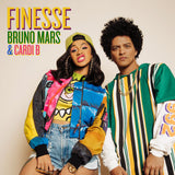 Bruno Mars - Finesse (Remix) [feat. Cardi B] 11 x 17 inch. Album Cover Poster