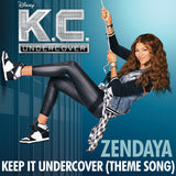 Zendaya - Keep It Undercover (Theme Song From "K.C. Undercover") 24 x 36 inch. Album Cover Poster