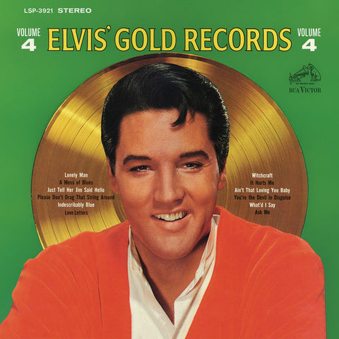Elvis Presley - Elvis' Gold Records, Vol. 4 11 x 17 inch. Album Cover Poster
