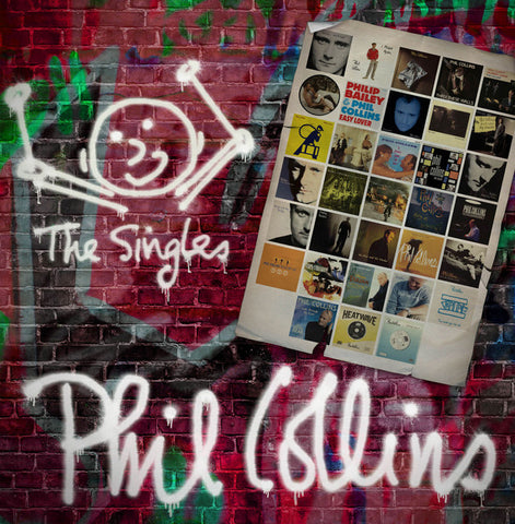 Phil Collins - The Singles (Expanded) 24 x 36 inch. Album Cover Poster