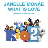 Janelle Monáe - What Is Love 24 x 36 inch. Album Cover Poster