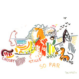 Crosby, Stills & Nash - So Far 11 x 17 inch. Album Cover Poster