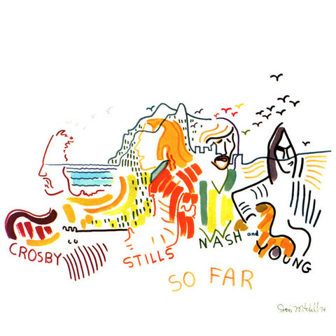 Crosby, Stills & Nash - So Far 11 x 17 inch. Album Cover Poster