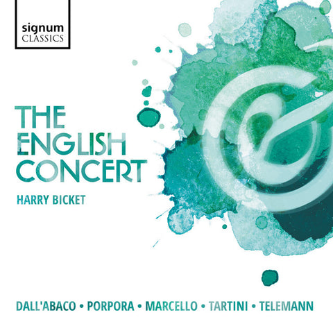 The English Concert - The English Concert: Dall'abaco, Porpora, Marcello, Tartini, Telemann 11 x 17 inch. Album Cover Poster