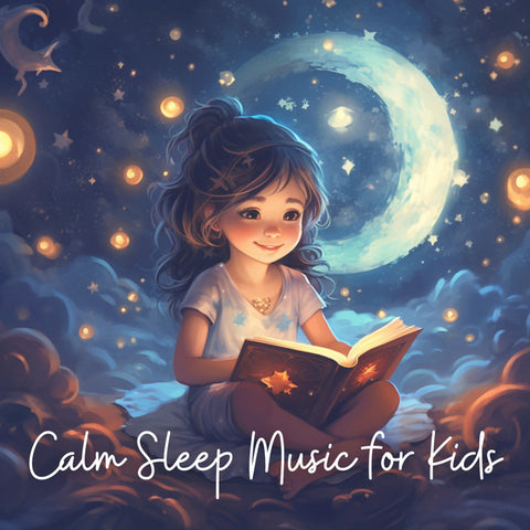 Musiscape - Calm Sleep Music for Kids 11 x 17 inch. Album Cover Poster