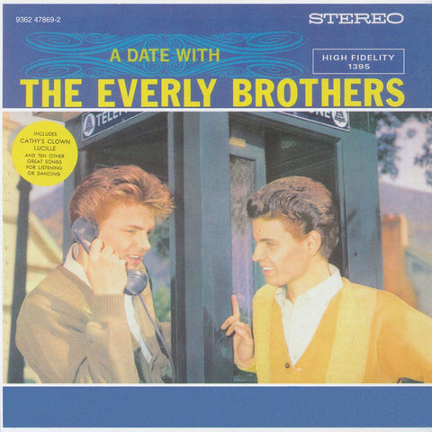 The Everly Brothers - A Date with The Everly Brothers 11 x 17 inch. Album Cover Poster