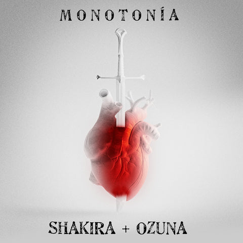 Shakira - Monotonía 11 x 17 inch. Album Cover Poster