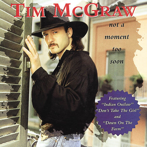 Tim McGraw - Not A Moment Too Soon 11 x 17 inch. Album Cover Poster
