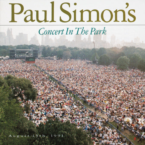 Paul Simon - Paul Simon's Concert In The Park August 15, 1991 24 x 36 inch. Album Cover Poster