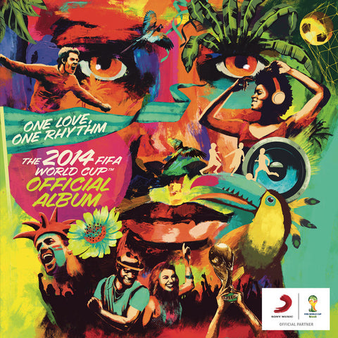 Carlos Santana - Dar um Jeito (We Will Find a Way) [The Official 2014 FIFA World Cup Anthem] (feat. Avicii & Alexandre Pires) 11 x 17 inch. Album Cover Poster