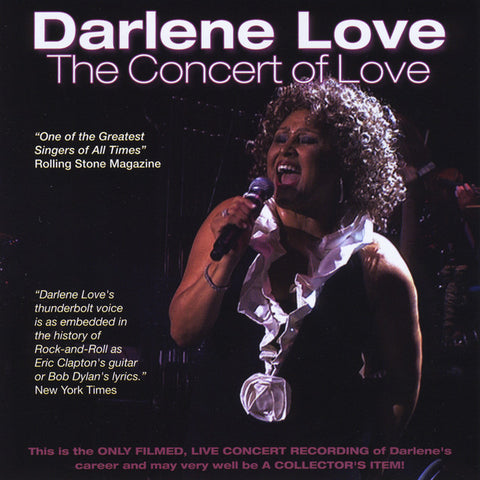 Darlene Love - The Concert of Love 24 x 36 inch. Album Cover Poster