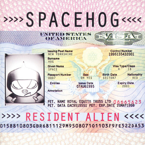 Spa - Resident Alien 11 x 17 inch. Album Cover Poster