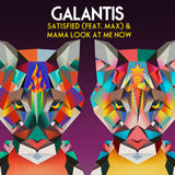 Galantis - Satisfied (feat. MAX) / Mama Look at Me Now 24 x 36 inch. Album Cover Poster
