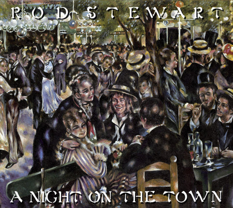 Rod Stewart - A Night on the Town (Deluxe Edition) 11 x 17 inch. Album Cover Poster