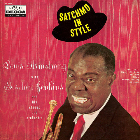 Louis Armstrong - Satchmo In Style (Expanded Edition) 11 x 17 inch. Album Cover Poster