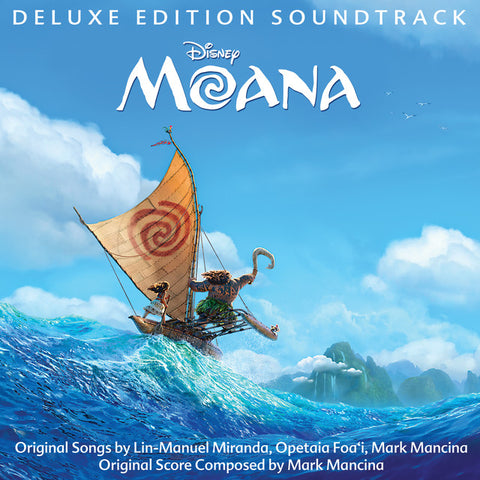 Lin-Manuel Miranda - Moana (Original Motion Picture Soundtrack/Deluxe Edition) 11 x 17 inch. Album Cover Poster