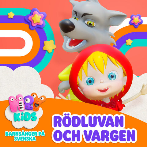 Svenska barnsånger - Rödluvan och vargen 11 x 17 inch. Album Cover Poster