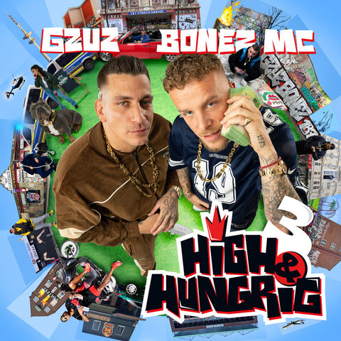 Bonez MC - High & Hungrig 3 11 x 17 inch. Album Cover Poster